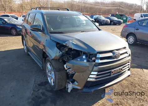 2018 Toyota Highlander Limited from USA, damaged, VIN 5TDDZRFH3JS853533